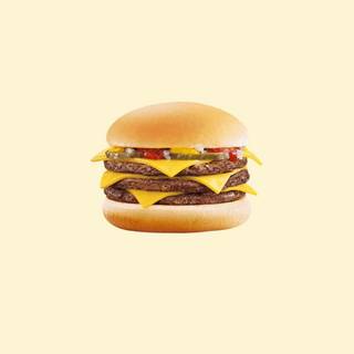 Triple cheeseburger