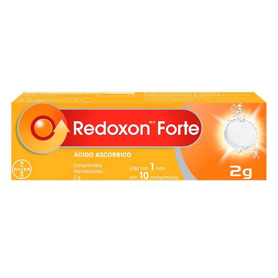 Redoxon forte ácido ascórbico comprimidos efervescentes 2 g (10 un)