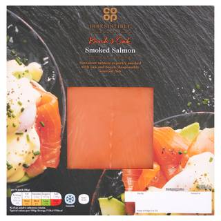 Co-op Irresistible Beech & Oak Smoked Salmon 100g