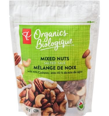 President’s Choice Organics Mixed Nuts, Salted (200 g)