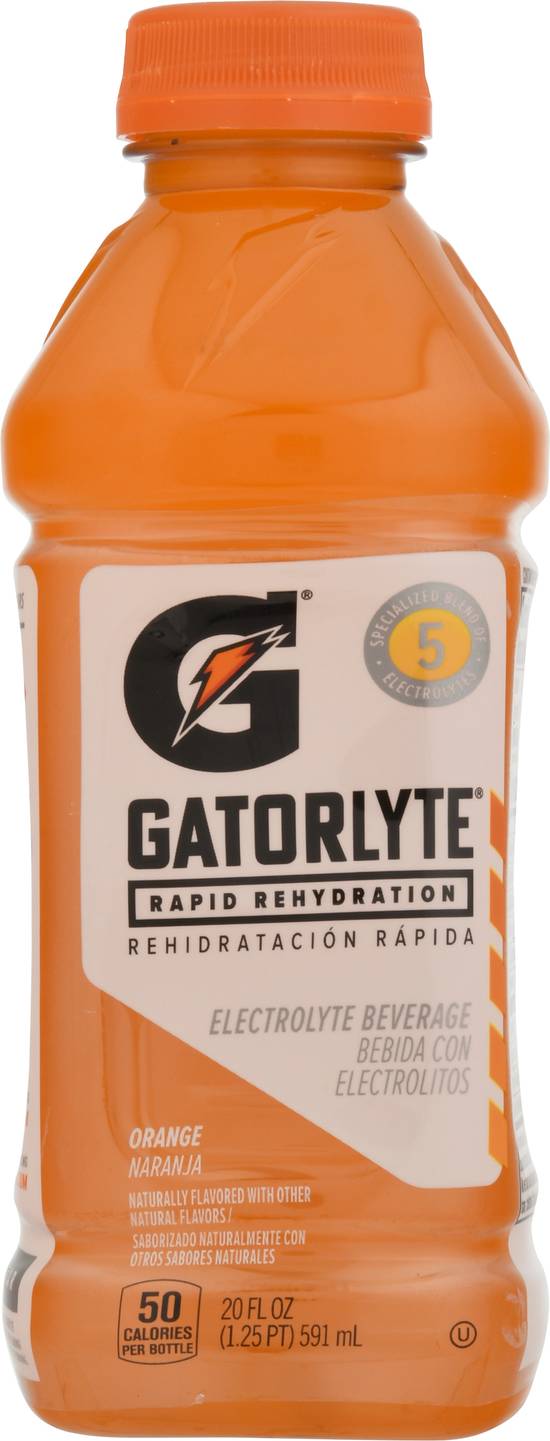 Gatorlyte Rapid Rehydration Electrolyte Beverage (20 fl oz) (orange)