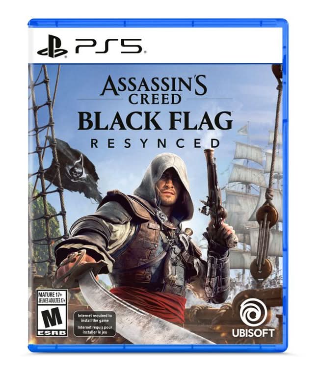 PS5 Assassin's Creed Black Flag Resynced Video Game 17+ Years