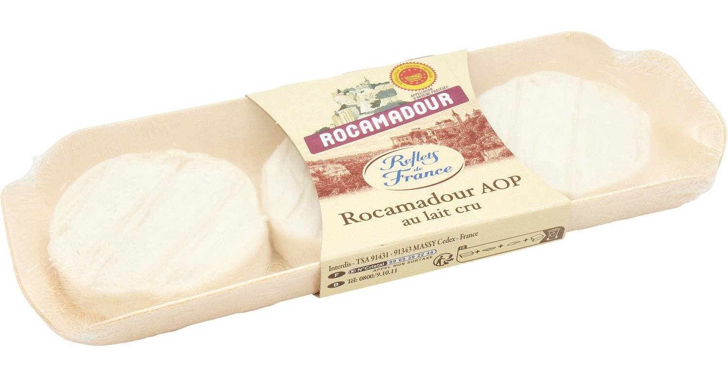 Reflets de France - Fromage rocamadour aop au lait cru (3 x 35g)