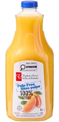 President's Choice 100% Pulp Free Juice, Orange (1.54 L)