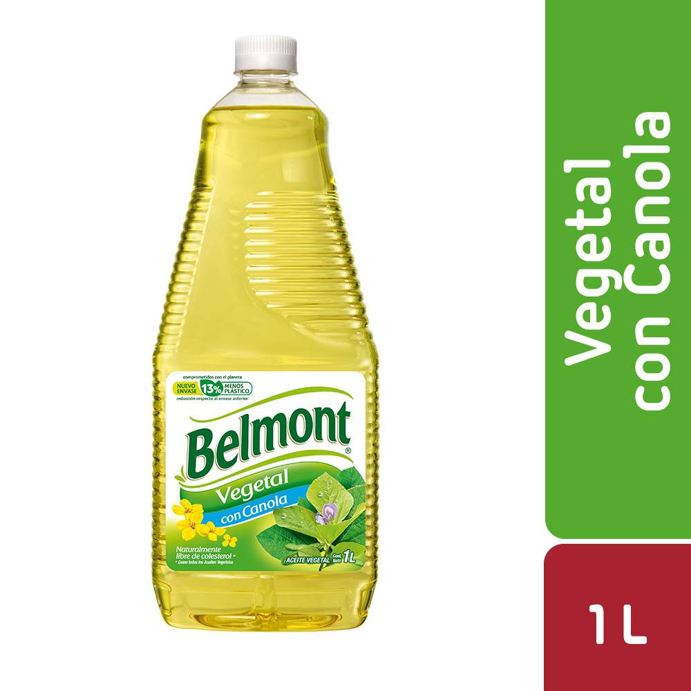 Belmont · Aceite vegetal con canola (1 L)