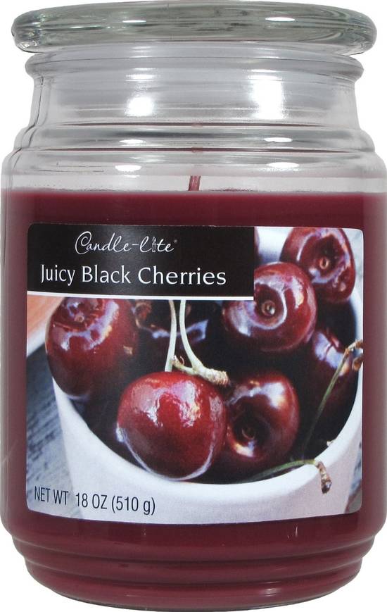 Candle Lite Juicy Black Cherries Candle (18 oz)