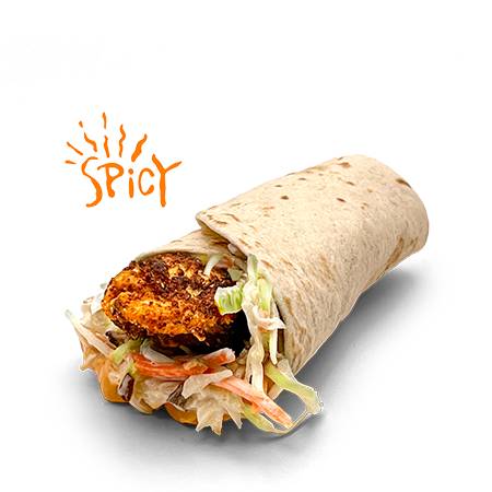 MINI WRAP CAJUN COLESLAW SPICY