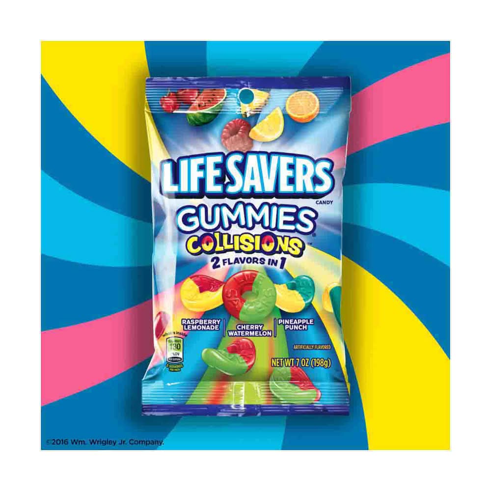 Life Savers Gummies Candy Bag, Cherry, Watermelon, Green Apple, Strawberry & Orange (7 oz)