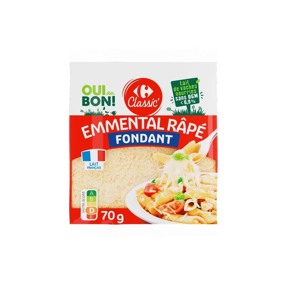 Carrefour Classic' - Emmental râpé fondant