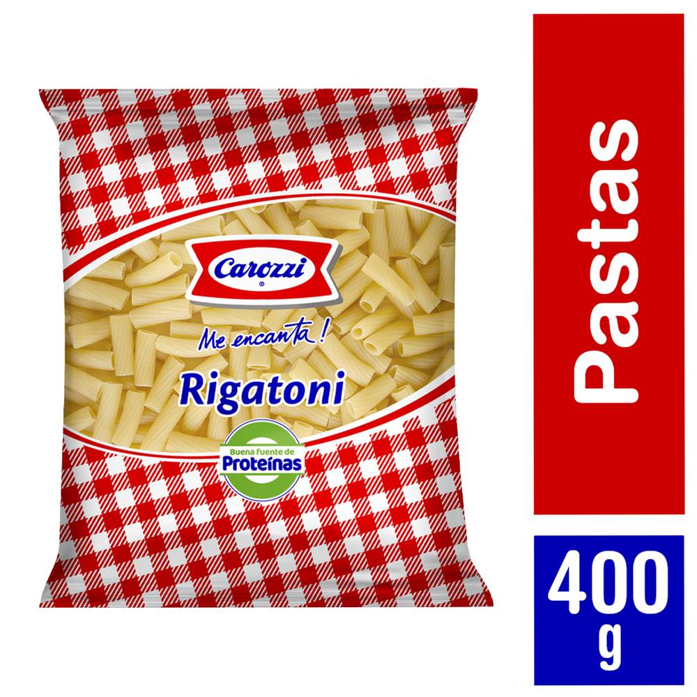 Carozzi pasta rigatoni (bolsa 400 g)
