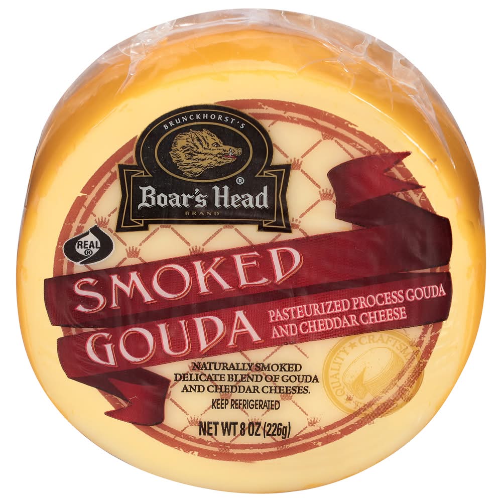 Boar's Head Smoked Gouda Cheese (8 oz)