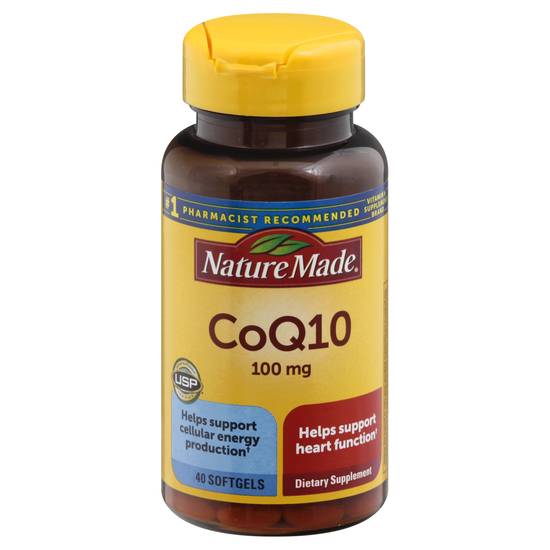Nature Made Coq10 Softgels 100 mg (40 ct)