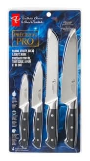 President's Choice Precision Pro Paring Utility Bread & Chef's Knives ...