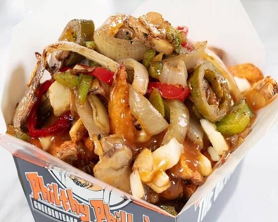 Greasy Veggie Poutine