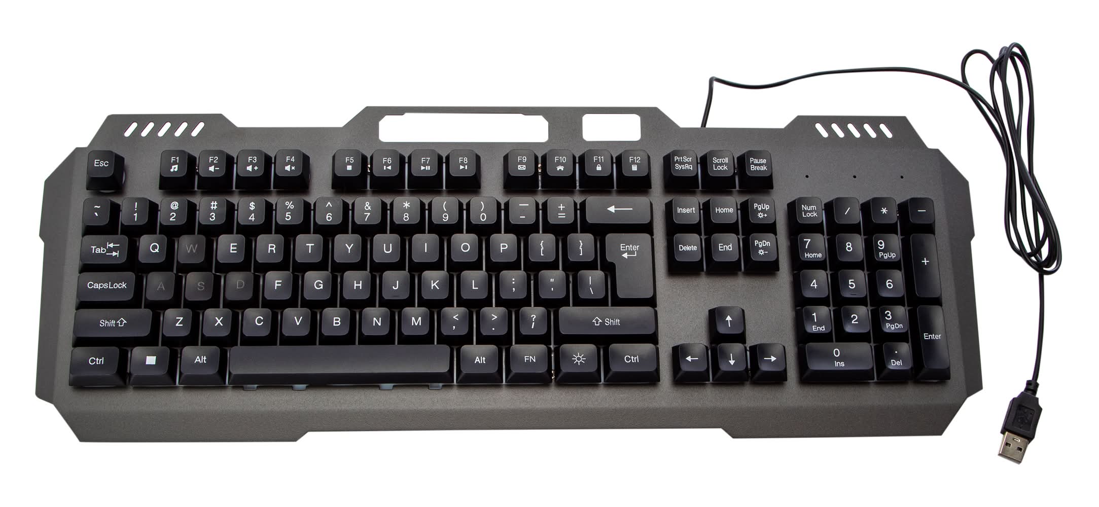 Titan Wired Led Metal Gaming Keyboard