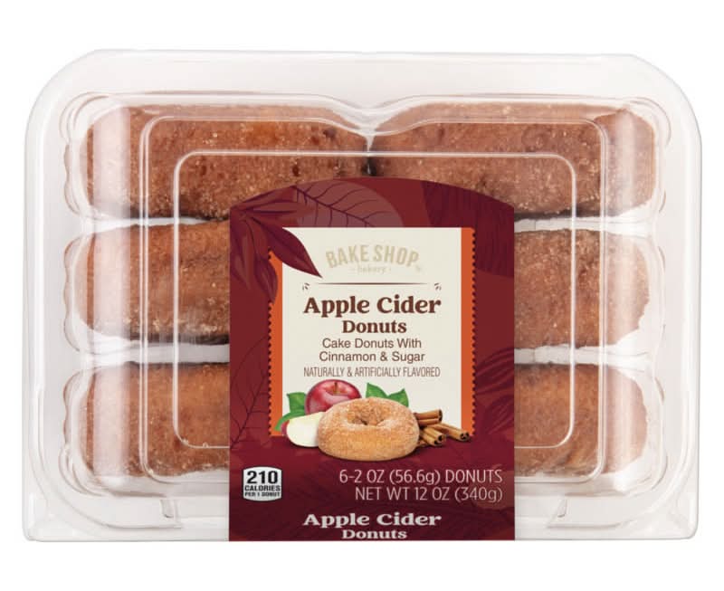 Bake Shop Apple Cider Donuts - 6 Count