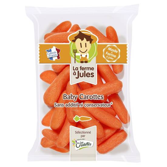 Mini carottes en sachet LA FERME A JULES 250g