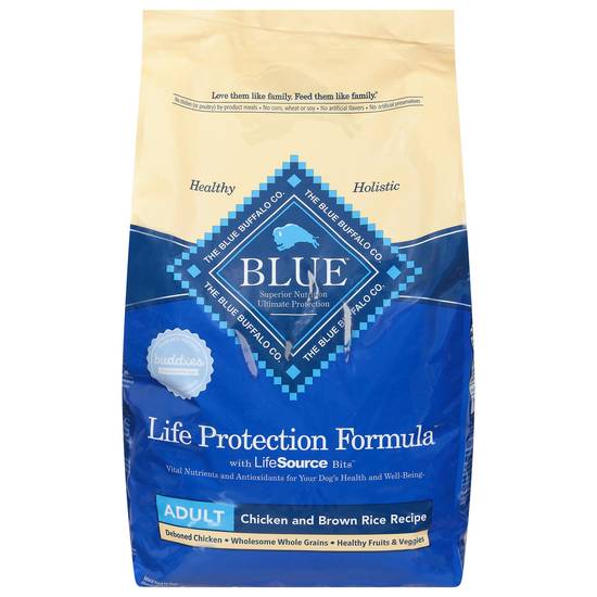 Blue Buffalo Life Protection Natural Adult Dog Food (chicken -brown rice)