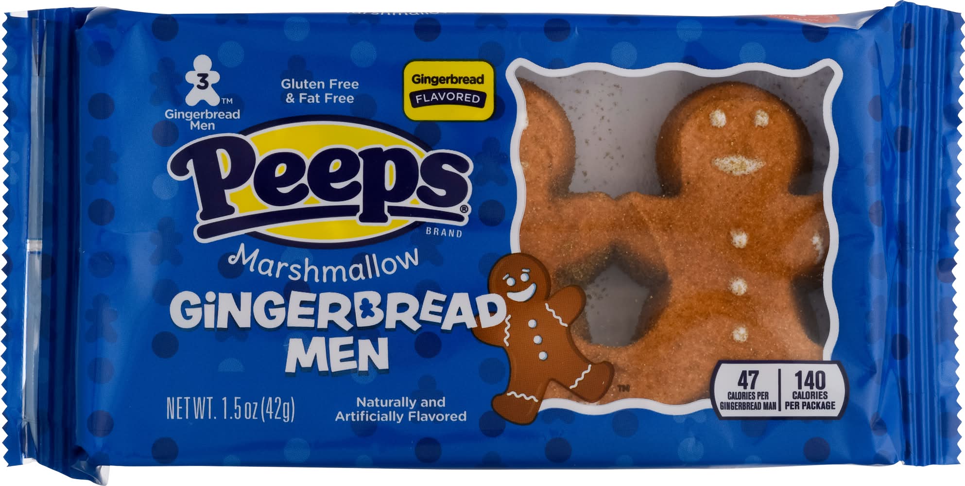 Peeps Gingerbread Men Marshmallow (3 ct) (1.5 oz)