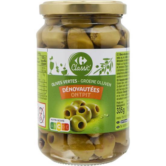 Carrefour Classic' - Olives vertes dénoyaut�ées