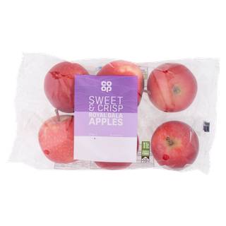 Co-Op Sweet & Crisp Royal Gala Apples (6 ct)