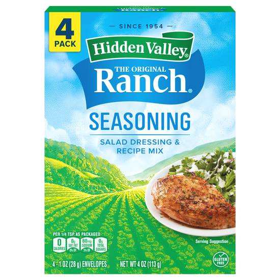 Hidden Valley the Original Ranch Seasoning Envelope, (4 ct)