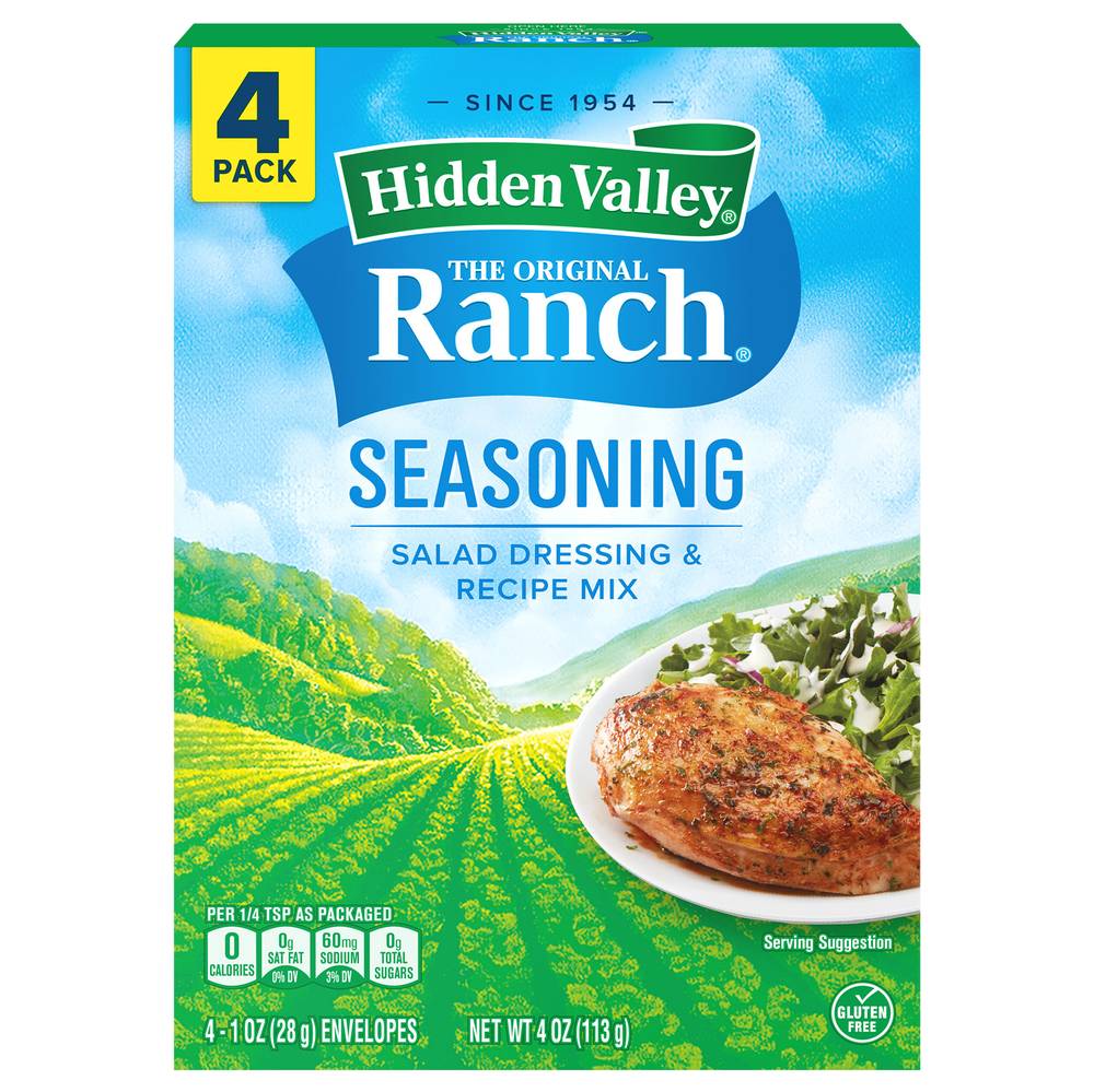 Hidden Valley The Original Ranch Seasoning Envelope (1 oz, 4 ct)