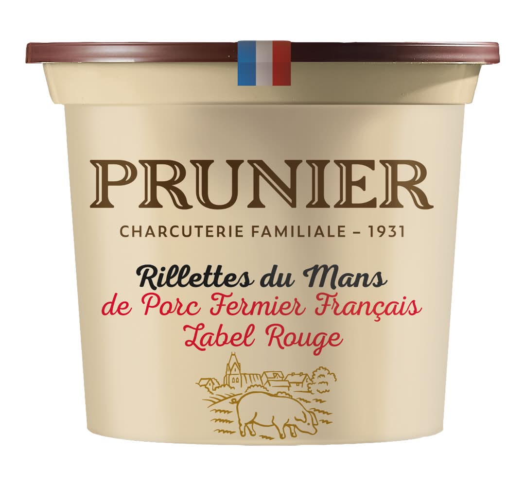 Maison Prunier - Rillettes du mans label rouge pur porc fermier (220g)