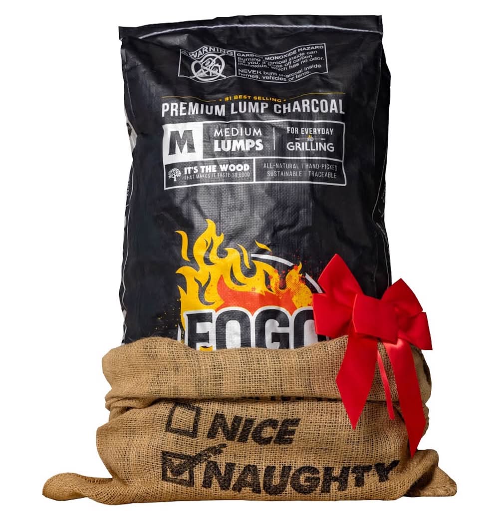 Fogo Premium (Black Bag) All Natural Lump Charcoal 17.6 Lb