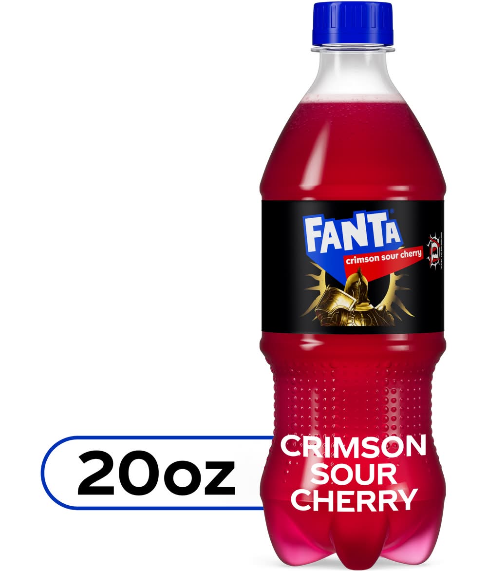 Fanta Soda, Crimson Sour Cherry (20 fl oz)
