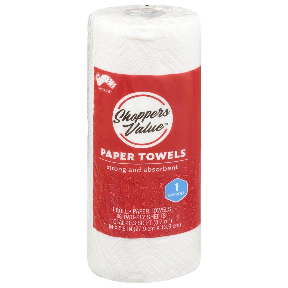 Shoppers Value Strong & Absorbent Paper Towels (1 roll)