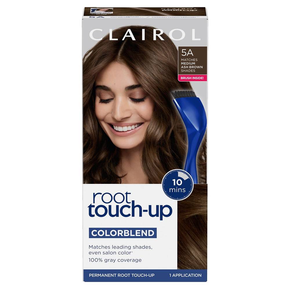 Clairol Nice N Easy Root Touch-Up Permanent Hair Color, 5A Medium Ash Brown