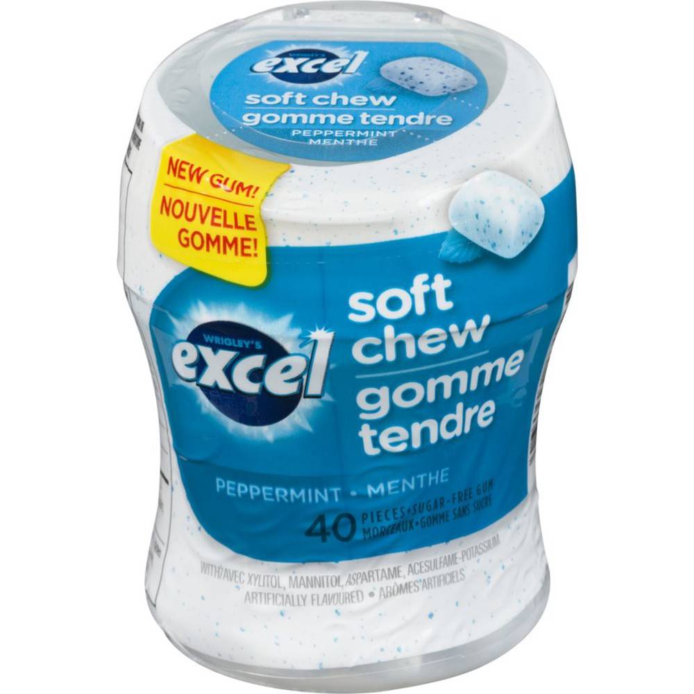 Excel Gum Bottle, Peppermint (70 g)