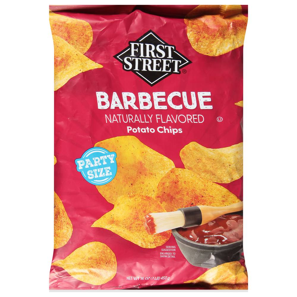 First Street Bbq Potato Chips (16 oz)