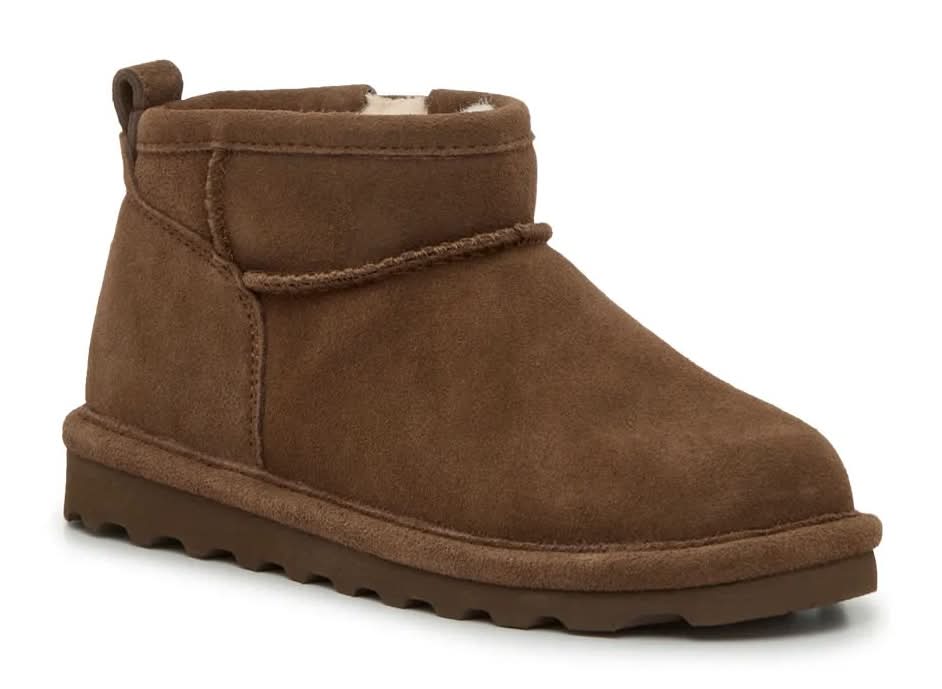 Bearpaw Shorty Snow Boot - Kids' (Dark Brown Medium - 1 Youth)