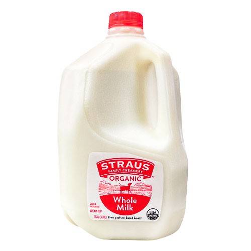 Straus Family Creamery Organic Whole Milk