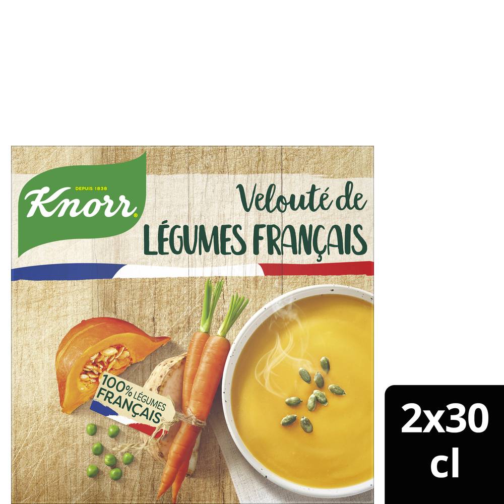 Knorr - Soupe liquide velouté de légumes français (2 pièces, 300 ml)