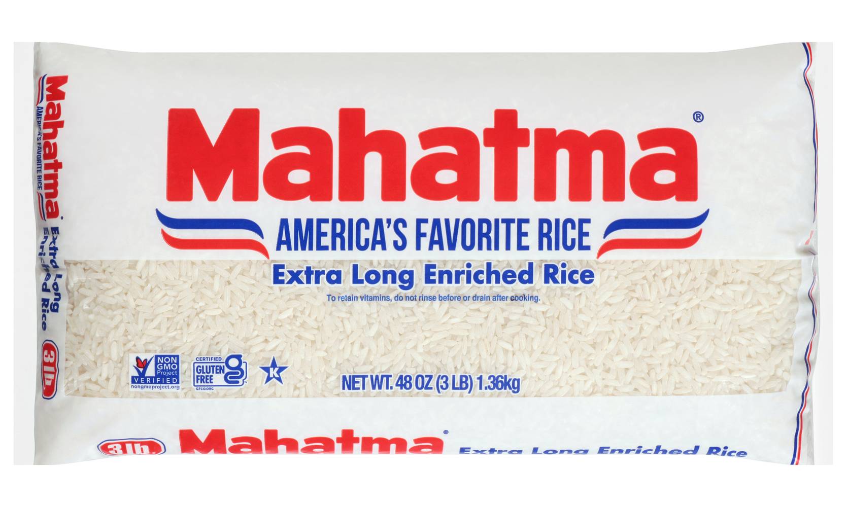 Mahatma Extra Long Enriched Rice (48 oz)