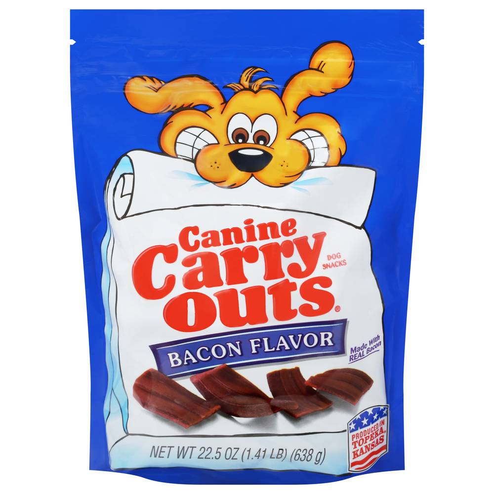 Canine Carry Outs Bacon Flavor Dog Snacks (1.41 lbs)