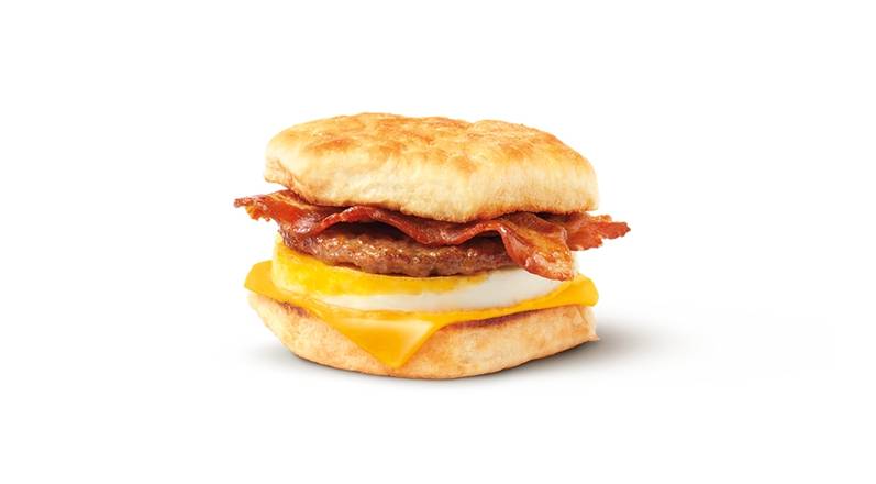 Double Stacked Breakfast Sandwich