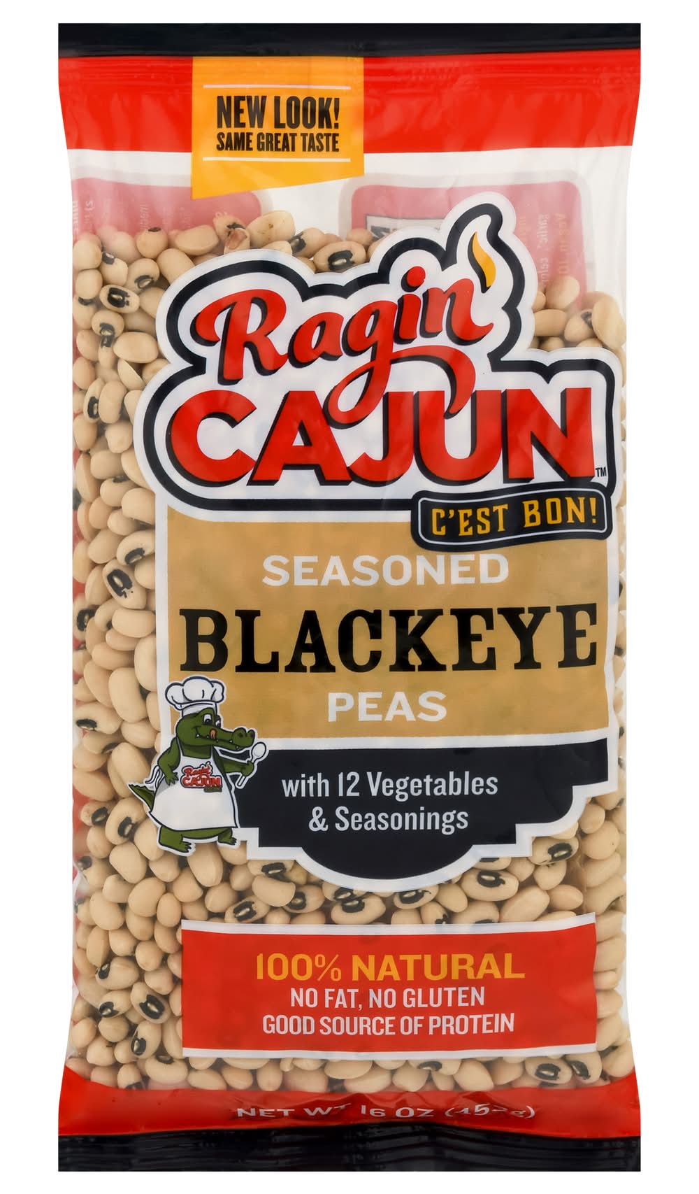 Ragin' Cajun Fixin's Seasoned Blackeye Peas (16 oz)