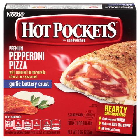 Hot Pockets Pepperoni Pizza 9oz