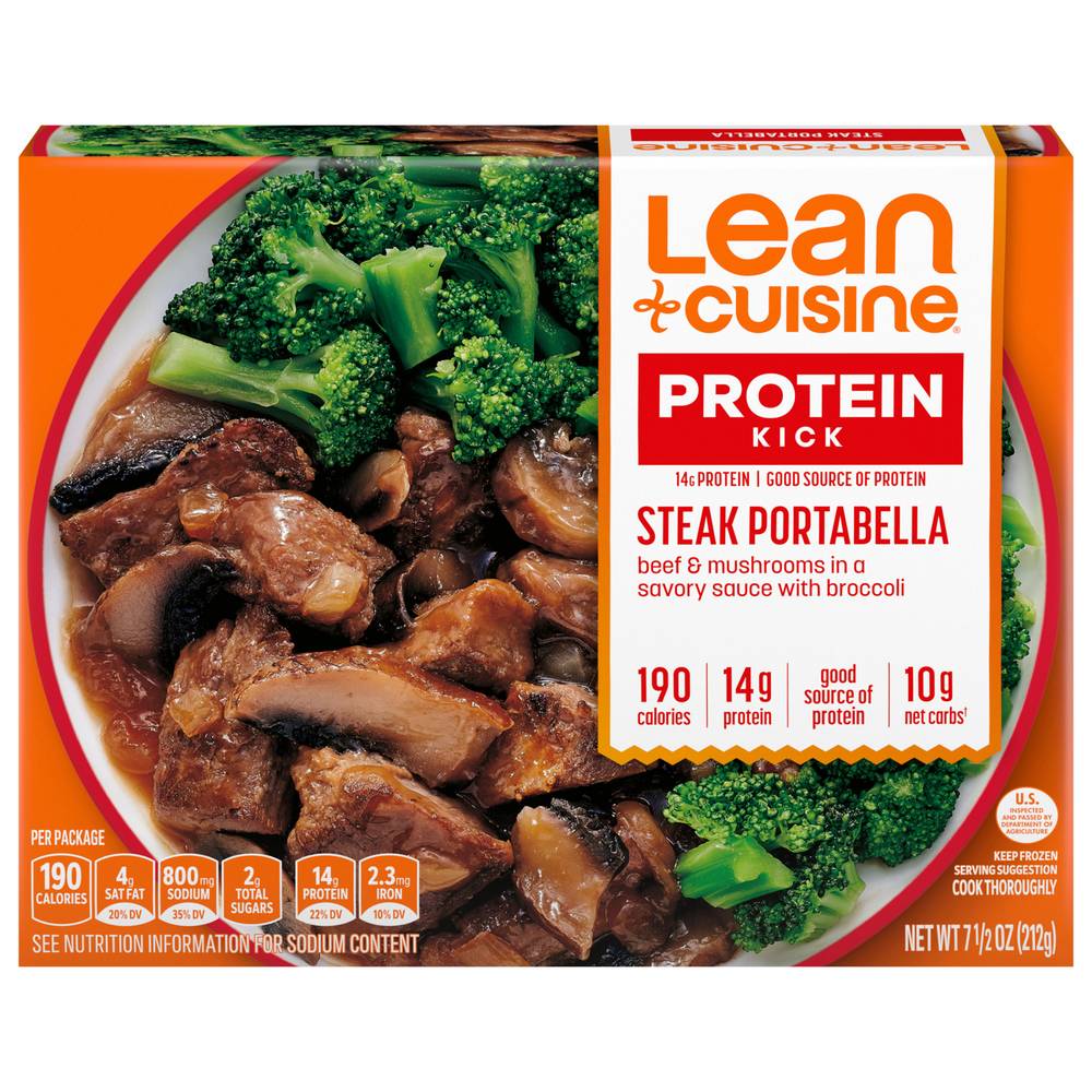Lean Cuisine Features Steak Portabella