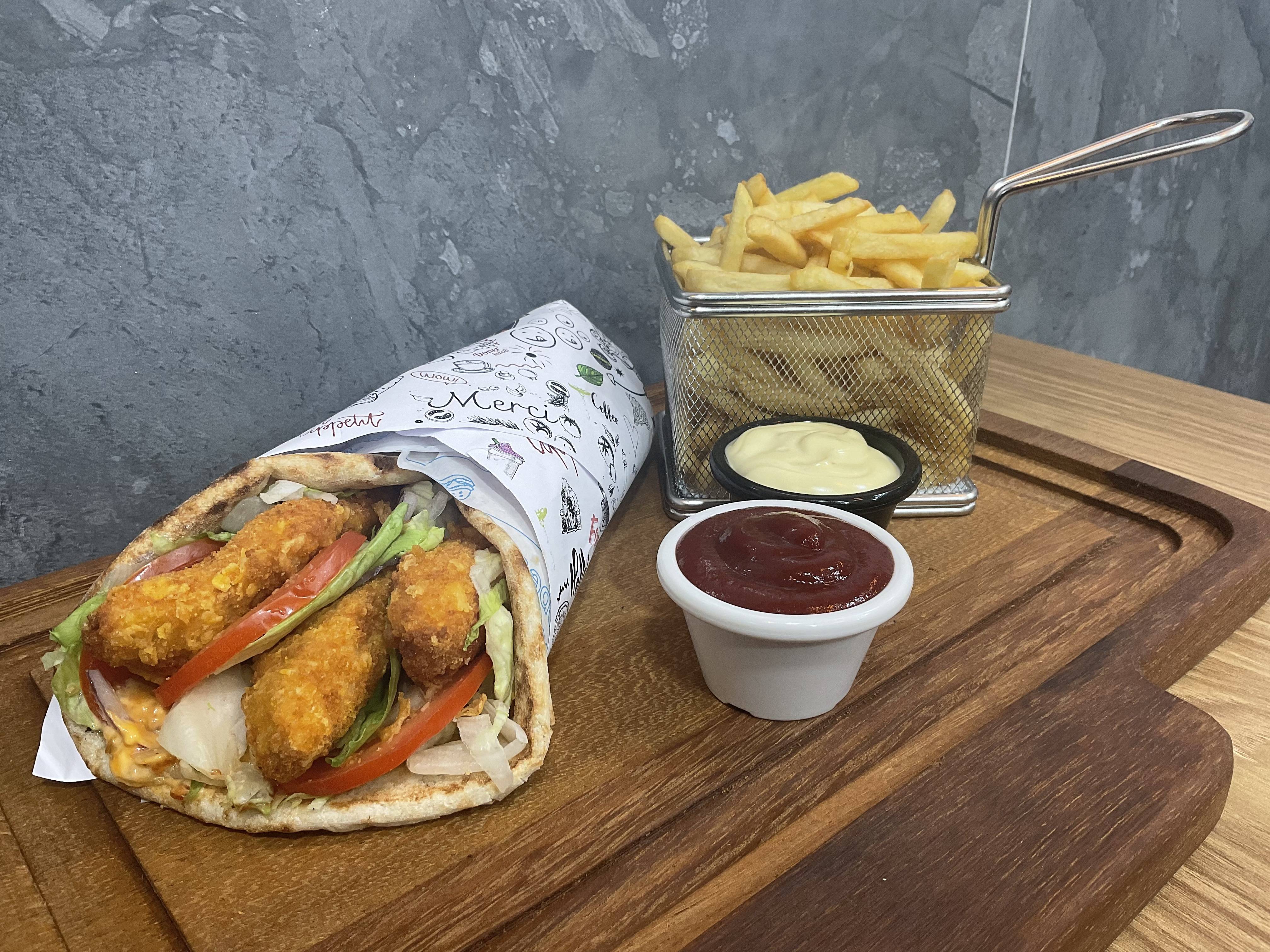 Cheese naan tenders