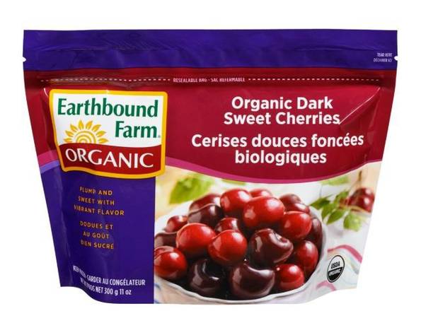 Earthbound Farm Frozen Dark Sweet Cherries (300 g)