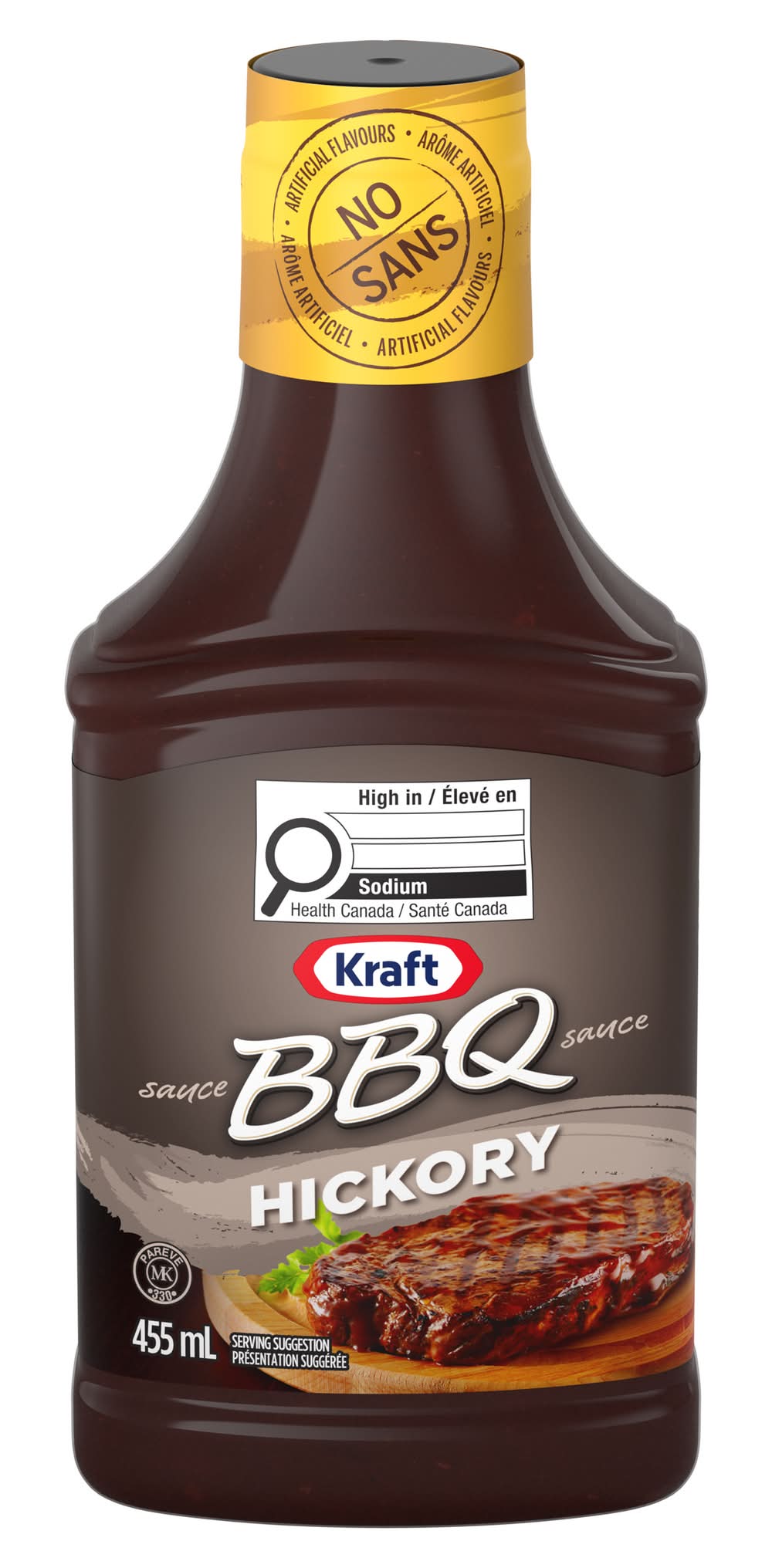Kraft Bbq Sauce, Hickory (455 ml)