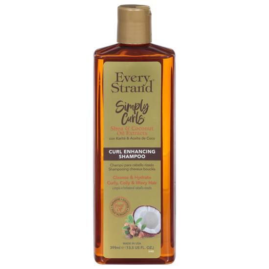 Every Strand Simply Curls Enhancing Shea & Coconut Oil Extracts Shampoo