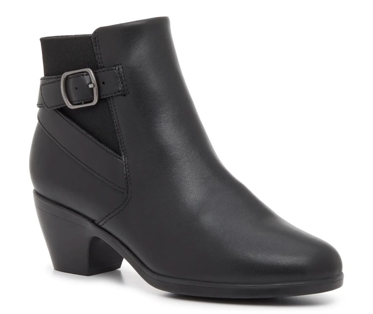 Clarks Emily Lux Bootie (Black Wide - 11)