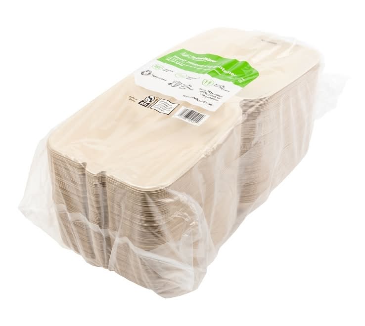 Amercare Royal Pfas Free Fiber To Go Containers, 6X6 Inch (500 ct)