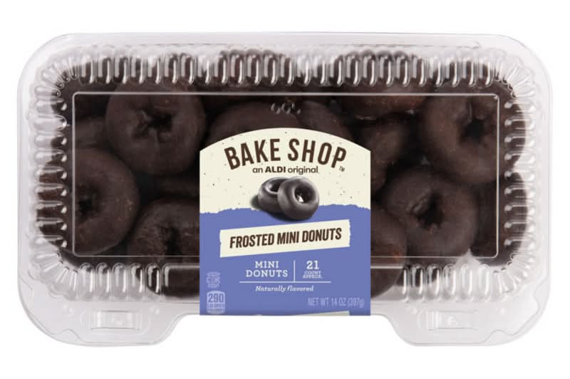 Bake Shop Mini Donuts, Chocolate Frosted (14 oz)